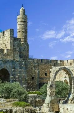The Citadel (Tower of David) Stock Photos