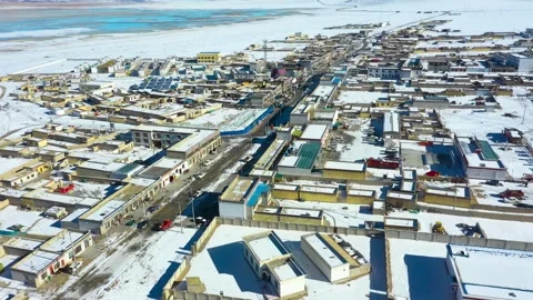 Cities reduce travel during the cold season Stock Footage 243031728