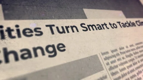 Cities Turn Smart to Tackle Climate Change Video stock 341314918