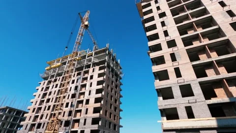 Cities under construction in Siberia Video stock 151968249