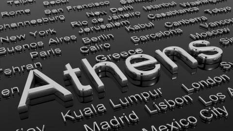 Cities of the world Stock Illustration