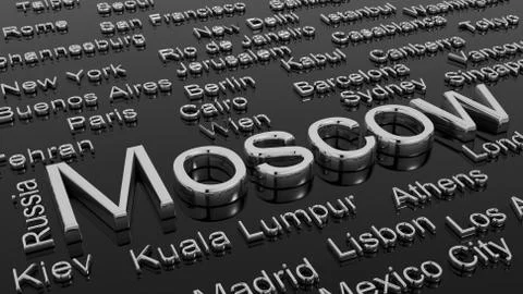 Cities of the world Stock Illustration