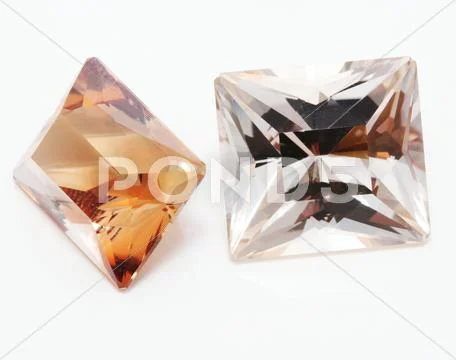 Citrin gem Stock Photos