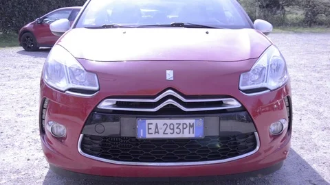 Citroen DS3 external front view Stock Footage 84091328