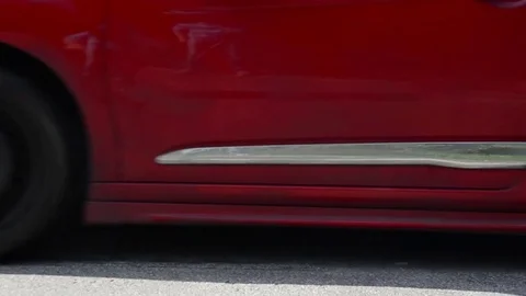 Citroen DS3 fast start Stock Footage 84091388