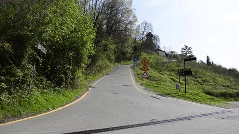 Citroen DS3 on the road 스톡 동영상 84091405