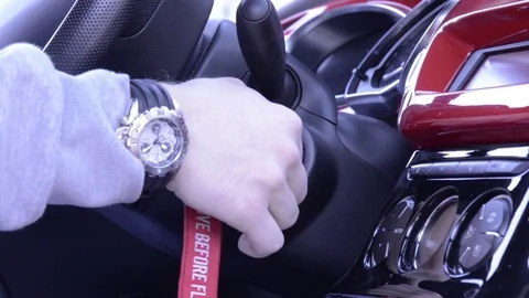 Citroen DS3 switching on Stock Footage 84091300