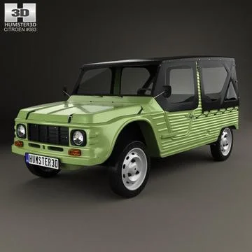 3d Model Citroen Mehari 1968 Buy Now Pond5