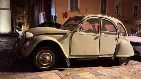Citron 2CV car Stock Photos