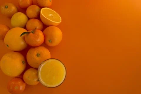 Citrus background Stock Photos