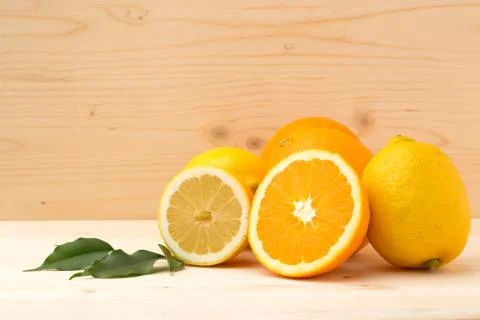 Citrus background Stock Photos
