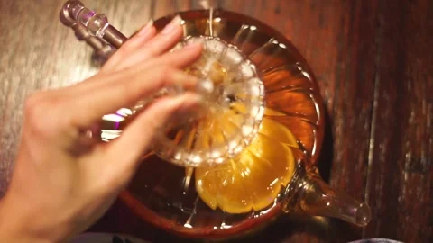 Citrus Brew: Lemon &amp; Orange Tea Infusion Видео 339269866