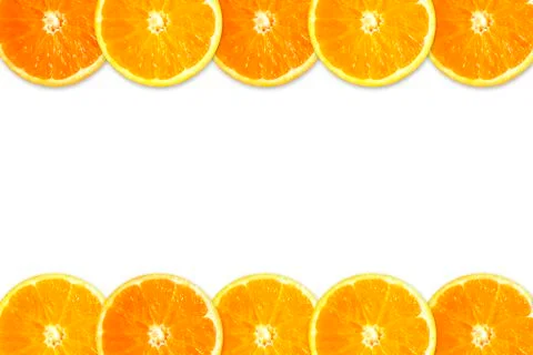 Citrus frame Stock Photos