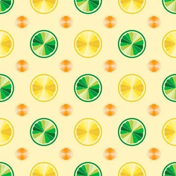 Citrus fruit background. Elements for menu, greeting cards, wrapping paper, c Illustrazione stock