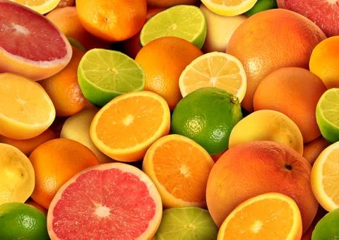 Citrus fruit background Stock Photos