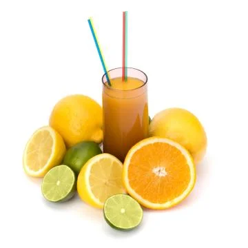 Citrus fruit juice Stock Photos