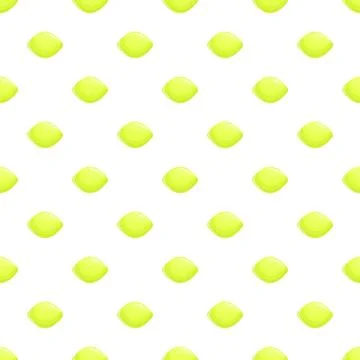 Citrus fruit lemon candy seamless repeating pattern Stock Illustration
