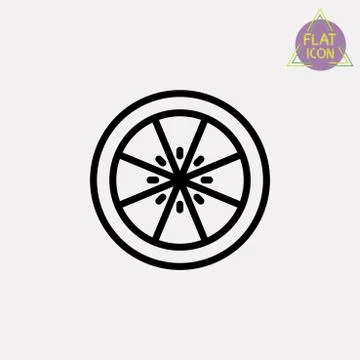 Citrus icon Stock Illustration