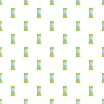 Citrus juicer pattern on white background Stock Illustration