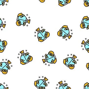 Citrus notes perfume vector seamless pattern 스톡 일러스트