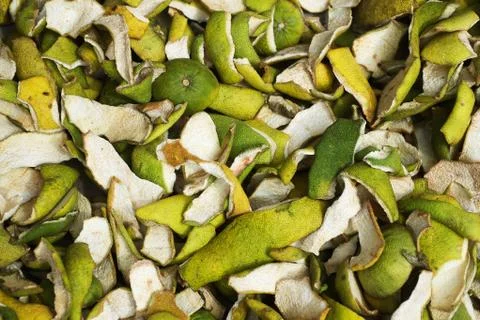 Citrus peel background Stock Photos