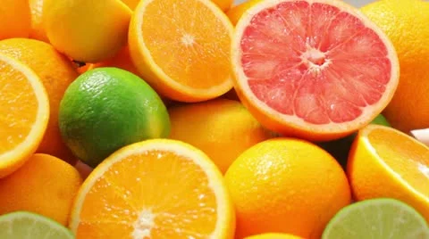 Citrus selection Stock Footage 14269358
