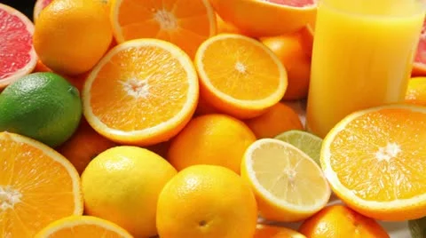 Citrus selection Stock Footage 14296958