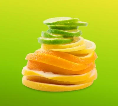 Citrus slice Stock Photos