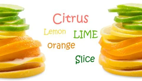 Citrus slice Stock Photos