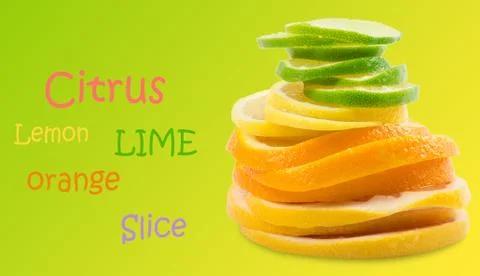 Citrus slice Stock Photos