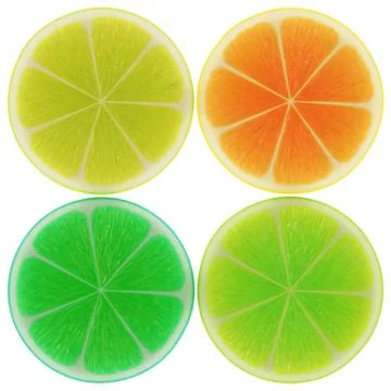 Citrus slices Stock Illustration