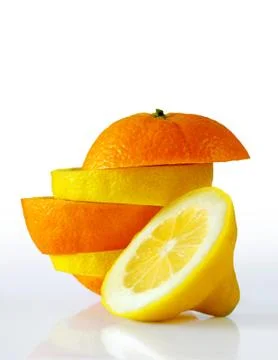 Citrus slices Foto stock