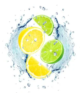 Citrus splash Stock Photos