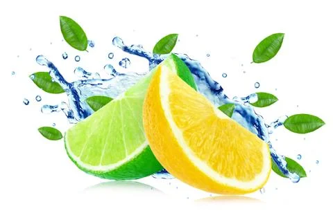 Citrus splash Stock Photos