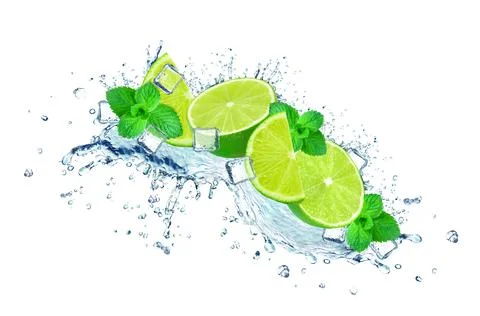 Citrus splash Stock Photos