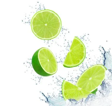 Citrus splash Foto stock