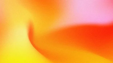 Citrus Sunset Abstract Wave Gradient Background with Grain Noise Texture Stock Illustration