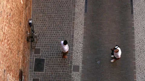 Cittadella - Medieval gate - Motion view Stock Footage 67421999