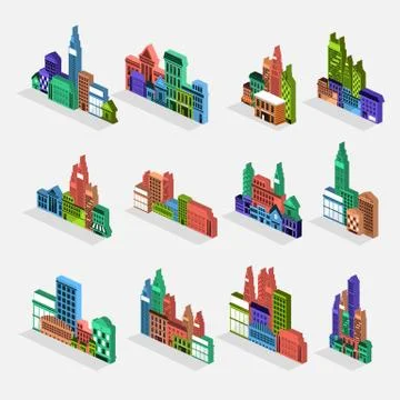 City 3D Stock Illustration