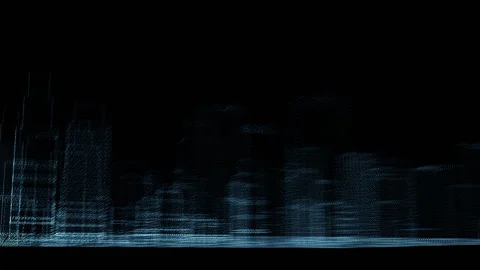 City 3D rotating Vídeo Stock 146555898