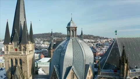 The city of Aachen, Germany Stock Footage 307920338