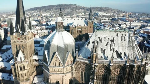 The city of Aachen, Germany Stock Footage 307921859