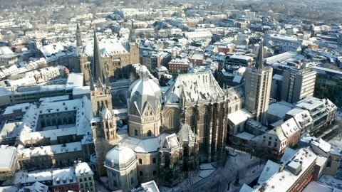 The city of Aachen, Germany Stock Footage 307922032