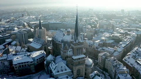 The city of Aachen, Germany Stock Footage 307922161
