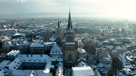 The city of Aachen, Germany Stock Footage 307922935
