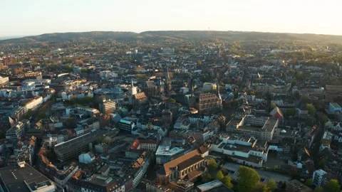 The city of Aachen, Germany Stock Footage 307924548