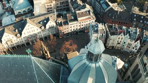 The city of Aachen, Germany Stock Footage 307925682