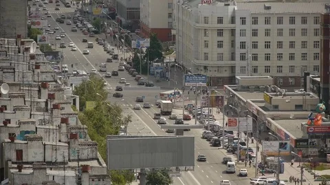 City from above Stock Footage 81392407