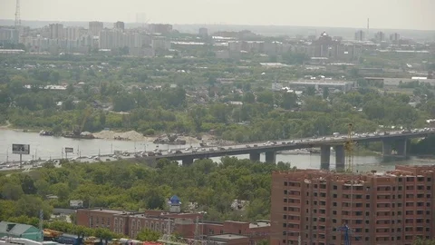 City from above Stock Footage 81392724