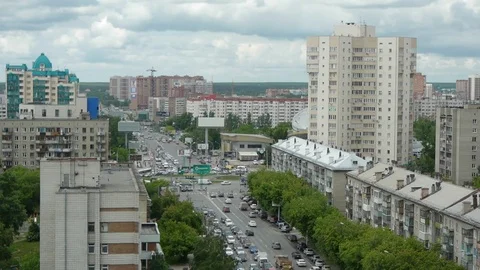 City from above Stock Footage 81393004